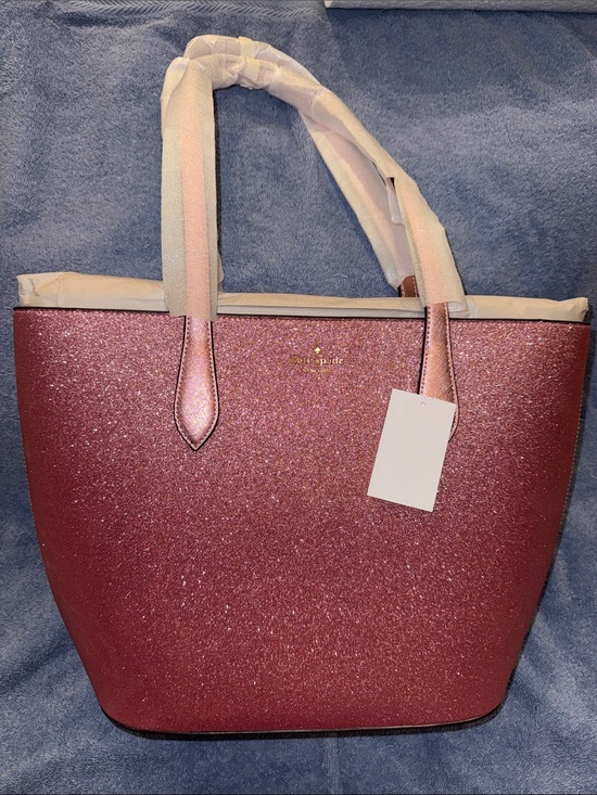 kate spade Handbags - kate spade Rose Pink Glitter Tote